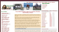 Desktop Screenshot of kenyasafaris.co.ke